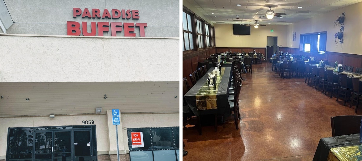 Paradise Buffet Menu
